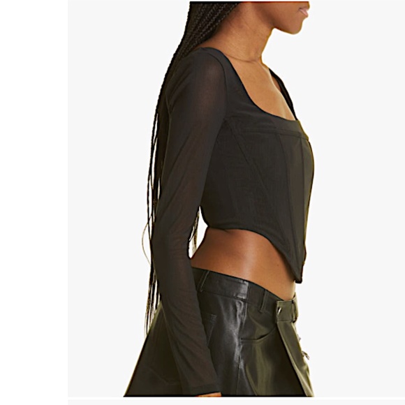 Maude Atlas Mesh Corset Top Miaou - Picture 6 of 14